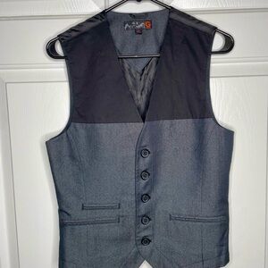 G by Guess Black and Grey Vest - xs